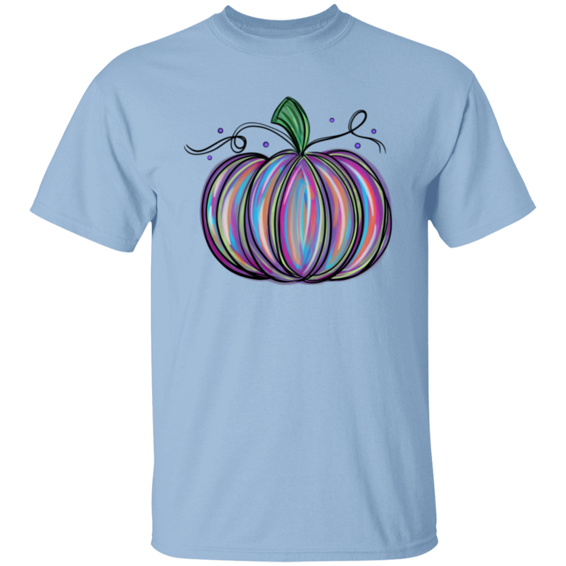 Pretty Purple Pumpkin Fall T-Shirt