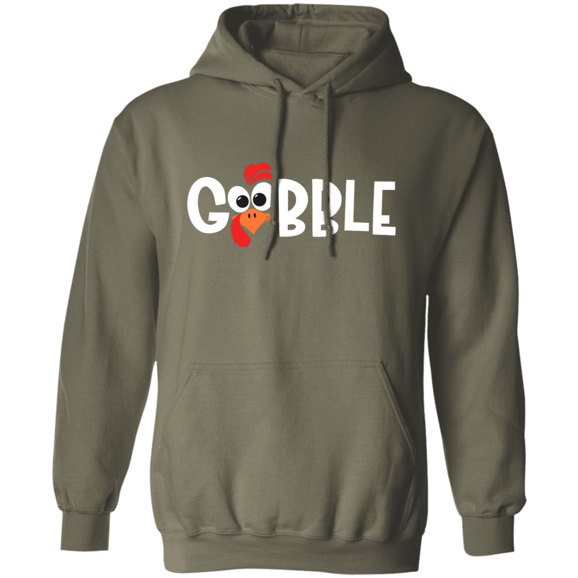 Thanksgiving Turkey GOBBLE Funny Pullover Hoodie