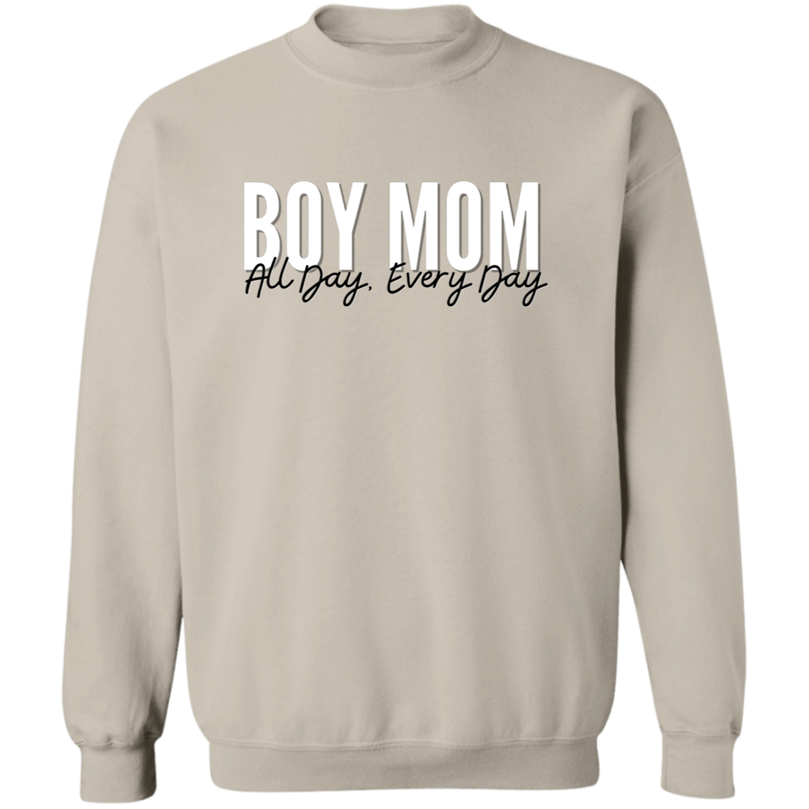 Boy Mom All Day, Every Day T-Shirts, Long-Sleeve Tees, & Sweatshirts