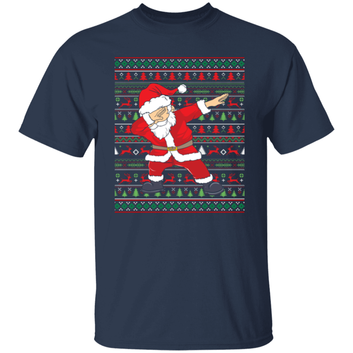 Dabbing Santa Ugly Christmas Sweater T-Shirt