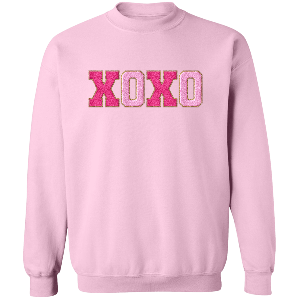 XOXO Faux Chenille Glitter Patches Valentine's Day Collection - Youth & Adult T-Shirts & Sweatshirts