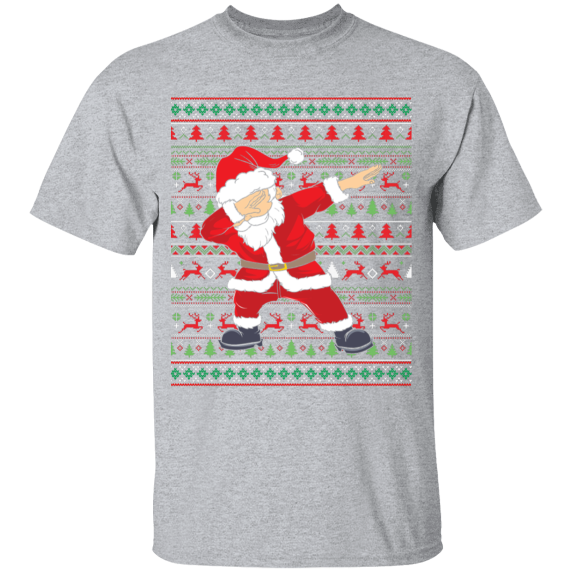 Dabbing Santa Ugly Christmas Sweater Youth T-Shirt