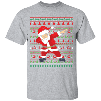 Dabbing Santa Ugly Christmas Sweater Youth T-Shirt