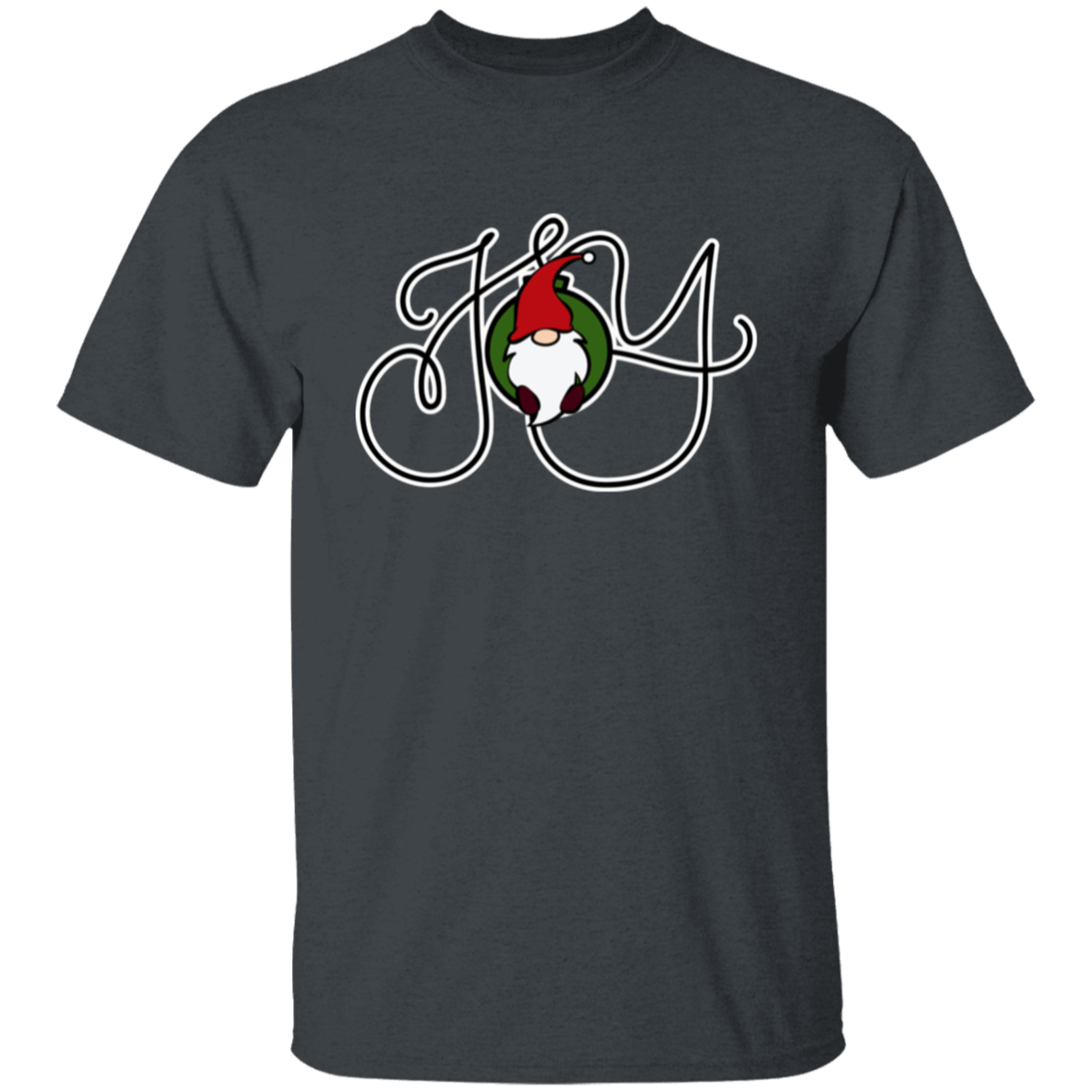 Christmas Joy Gnome Holiday T-Shirt