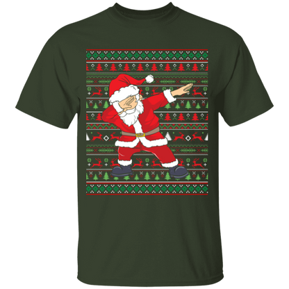 Dabbing Santa Ugly Christmas Sweater Youth T-Shirt