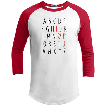 I Love You Alphabet Valentine's Day Collection - Youth T-Shirts, Adult SS & LS Tees, Sweatshirts, & Mugs