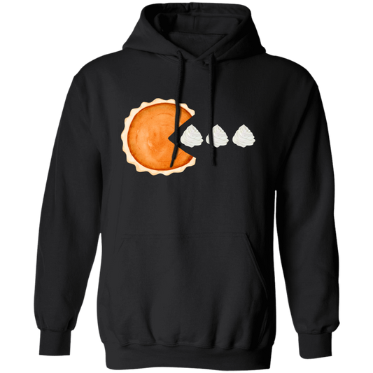 Pumpkin Pie Pacman Thanksgiving Pullover Hoodie