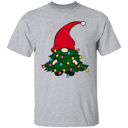 Christmas Tree Gnome Funny Holiday T-Shirt