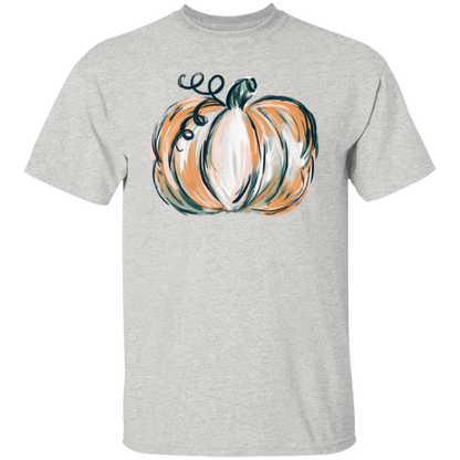 Painted Pumpkin Fall Thanksgiving T-Shirt