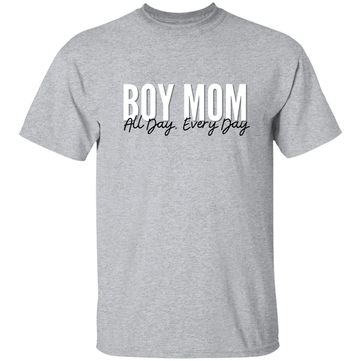 Boy Mom All Day, Every Day T-Shirts, Long-Sleeve Tees, & Sweatshirts