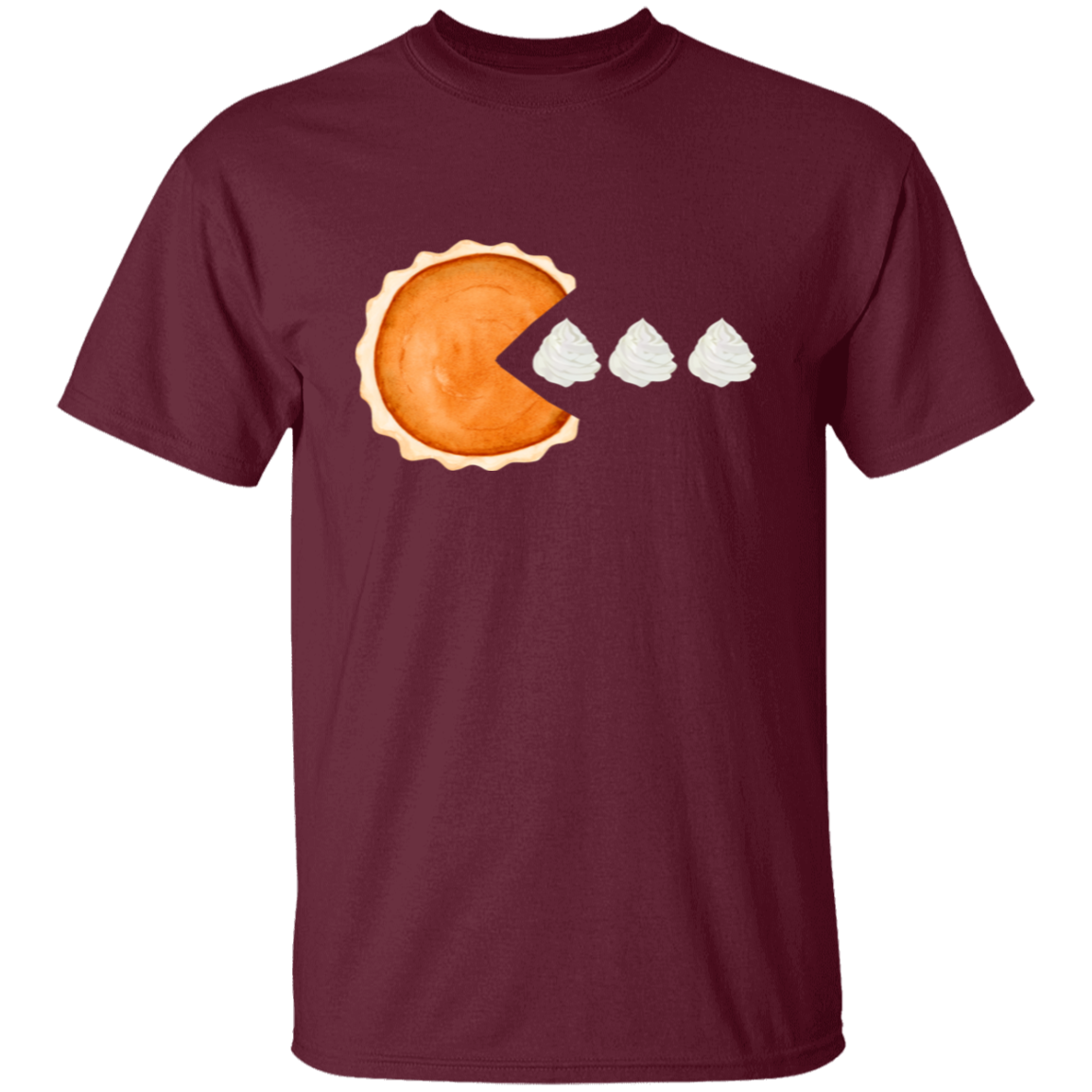 Pumpkin Pie Pacman Thanksgiving T-Shirt