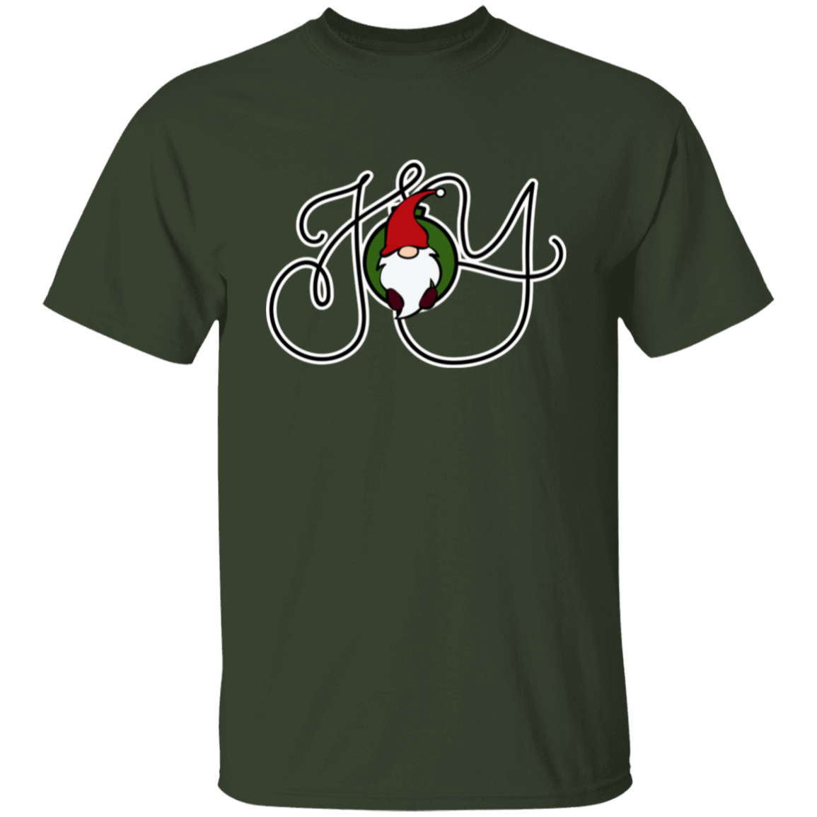 Christmas Joy Gnome Holiday T-Shirt