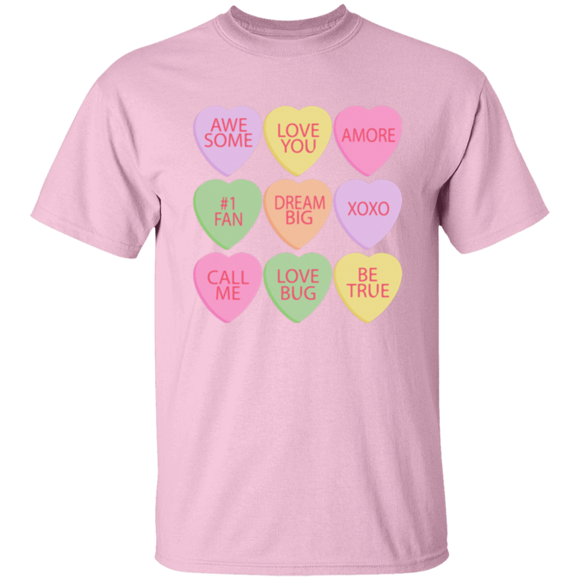 Candy Hearts Mommy & Me Valentine's Day T-Shirts - Toddler, Youth, & Adult