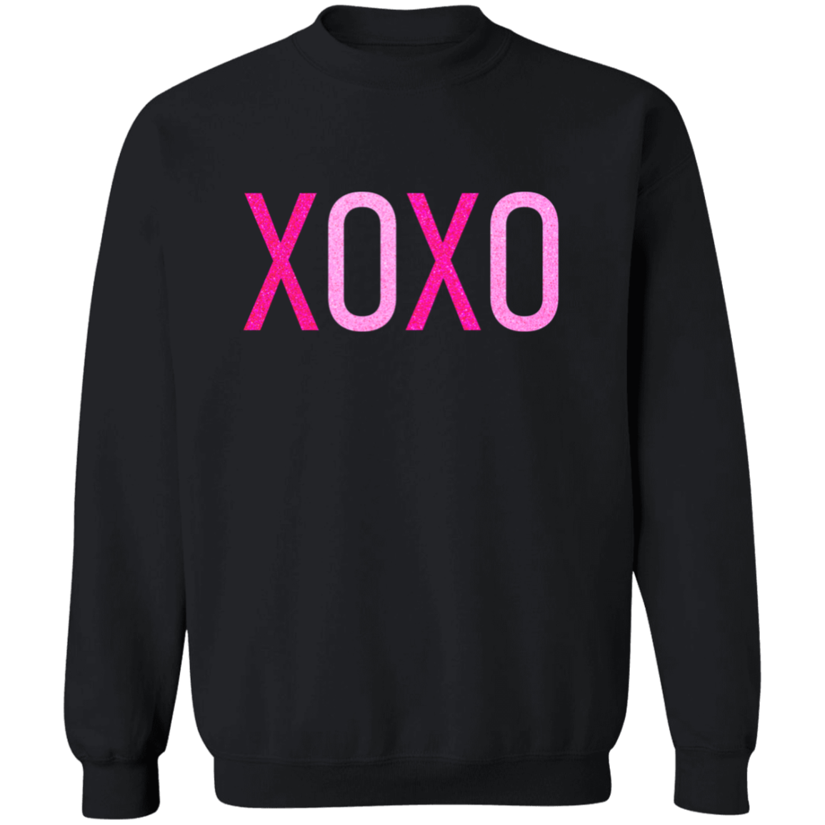 XOXO Glitter Valentine's Day Mommy & Me Collection - Adult, Youth, Toddler, & Infant T-Shirts & Sweatshirts