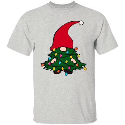 Christmas Tree Gnome Funny Holiday T-Shirt