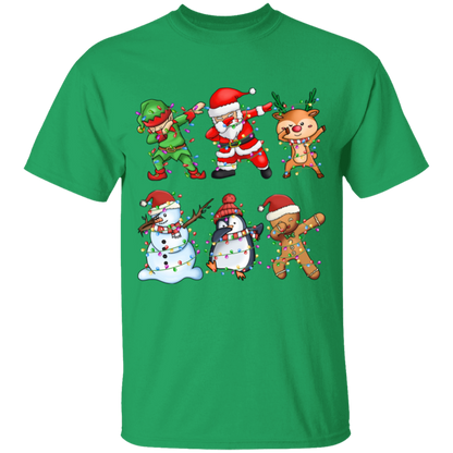 Dabbing Christmas Friends: Elf, Santa, Rudolph, Frosty+ Youth T-Shirt