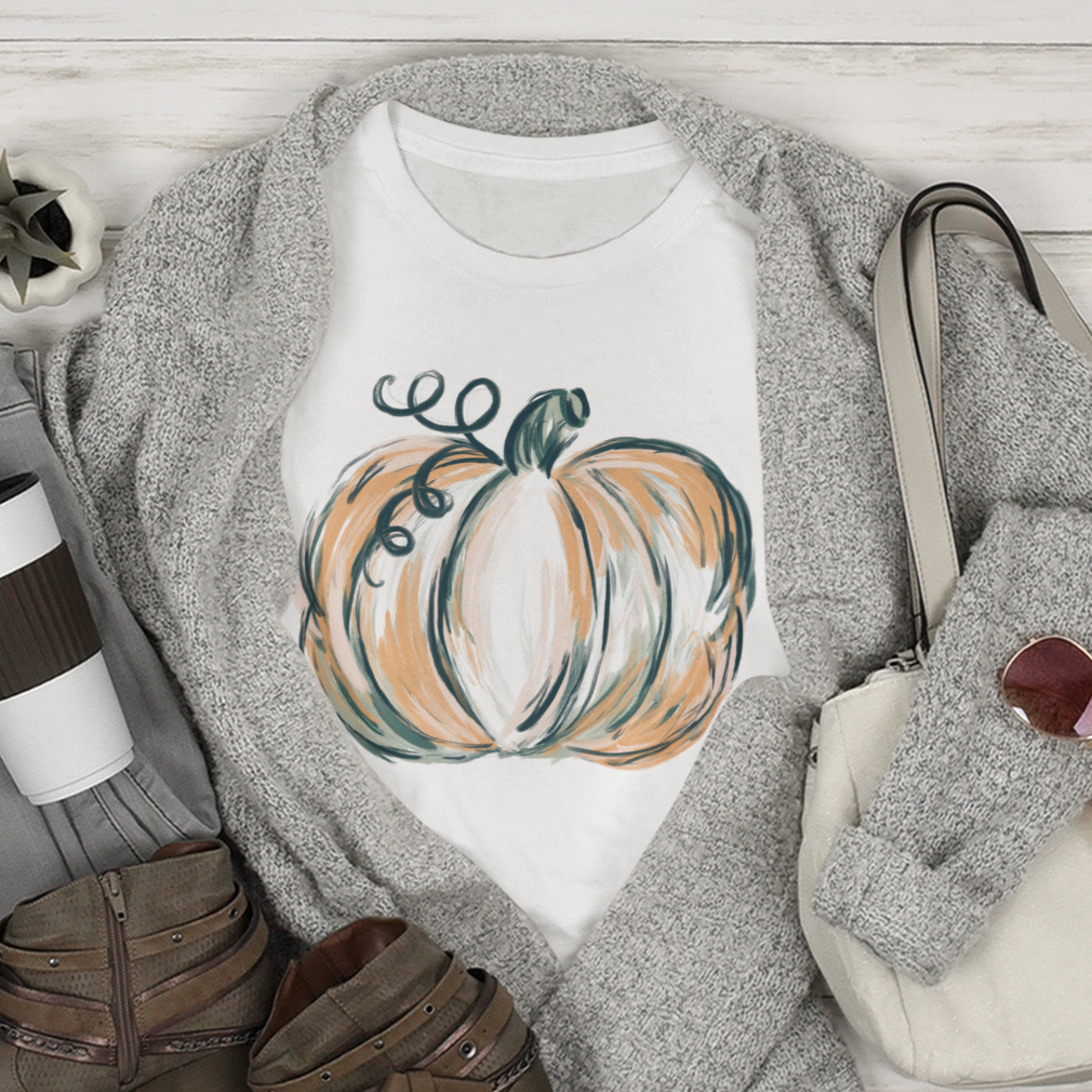 Painted Pumpkin Fall Thanksgiving T-Shirt