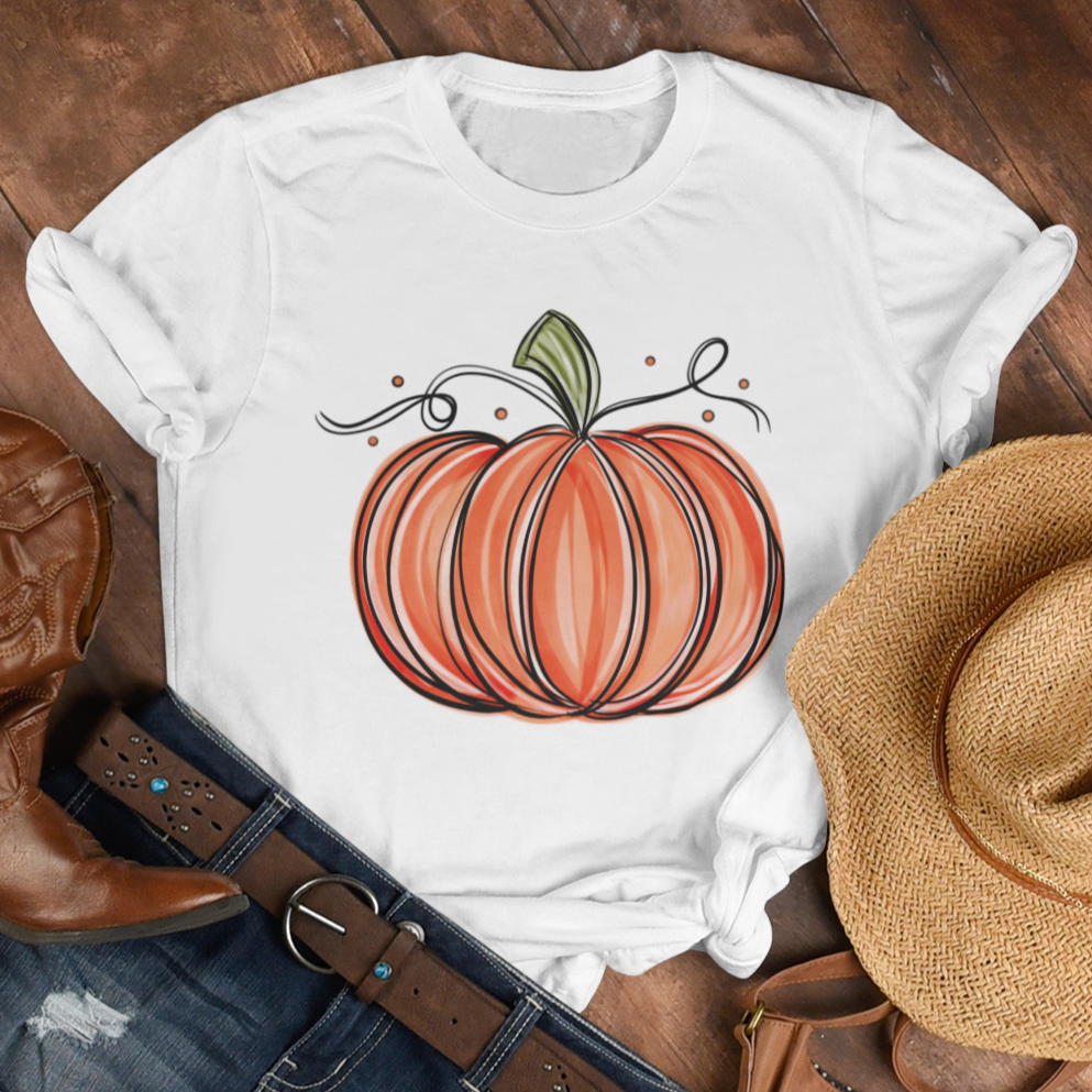 Pretty Fall Pumpkin T-Shirt