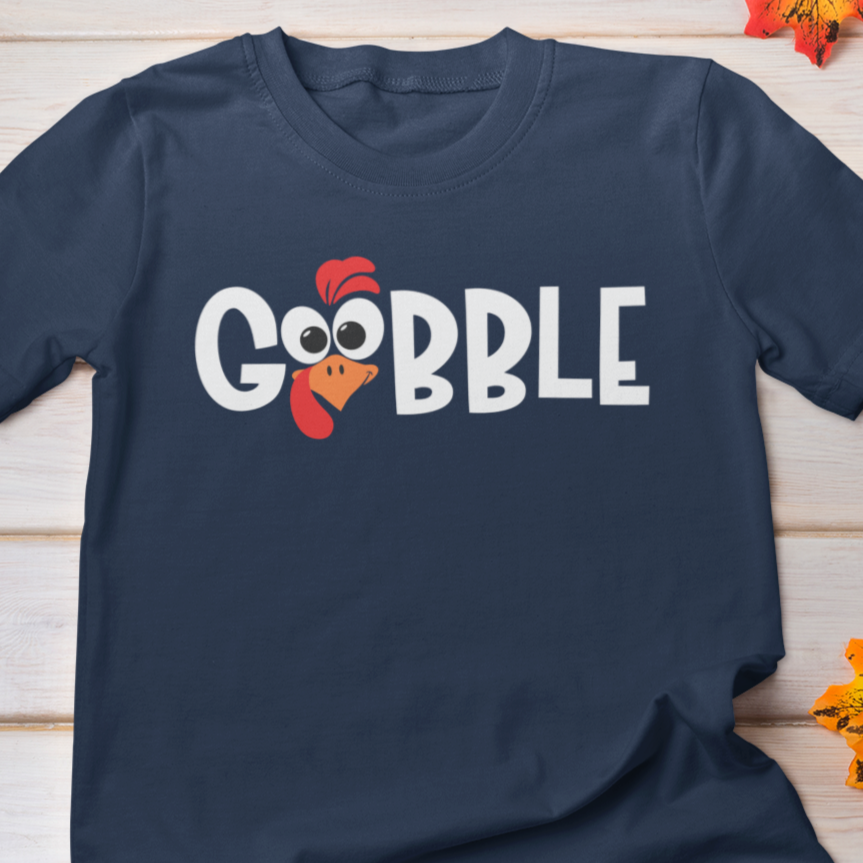 Thanksgiving Turkey GOBBLE Funny T-Shirt