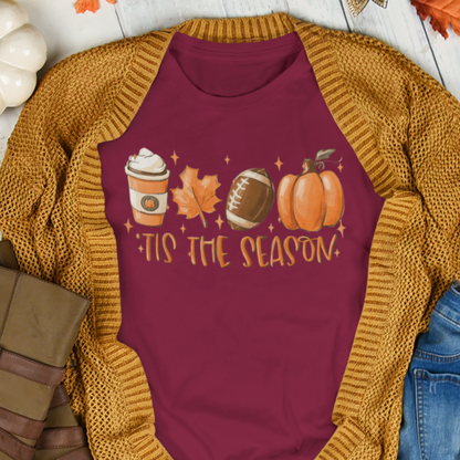 Tis The Season Fall-Themed T-Shirt