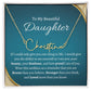 To My Daughter - You Are Loved More Than You Know - Personalized Name  Necklace